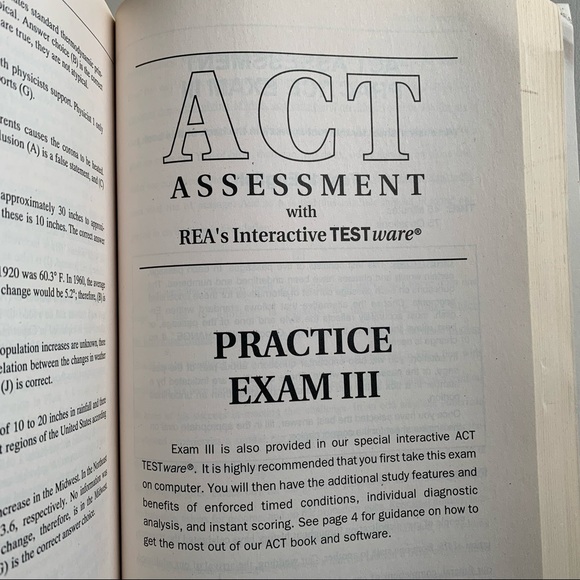 Research & Education Association Accents Act Assessment 5th Edition